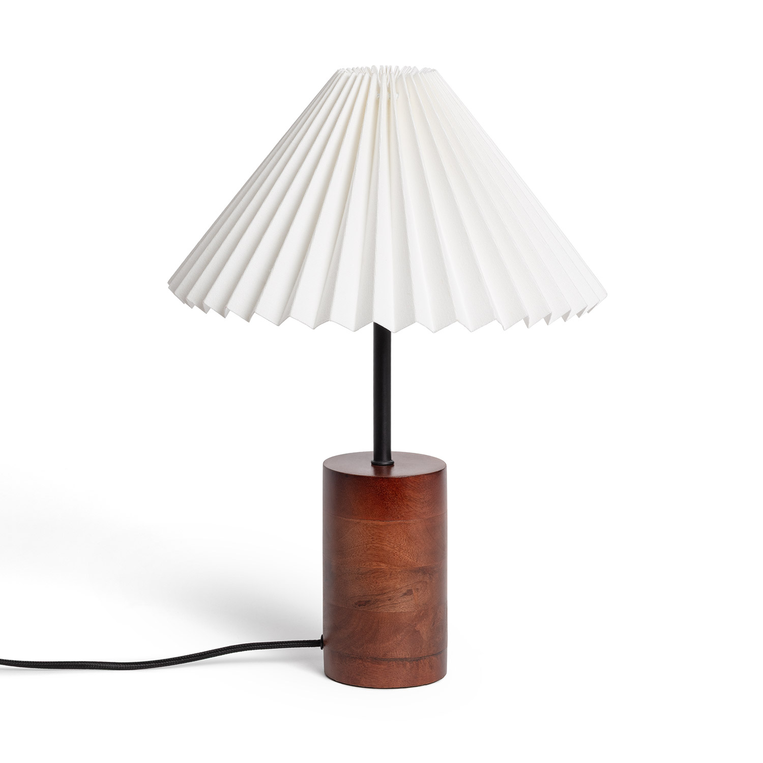 Ledkia Lámpara de Mesa Madera Leonessa ILUZZIA Blanco Roto