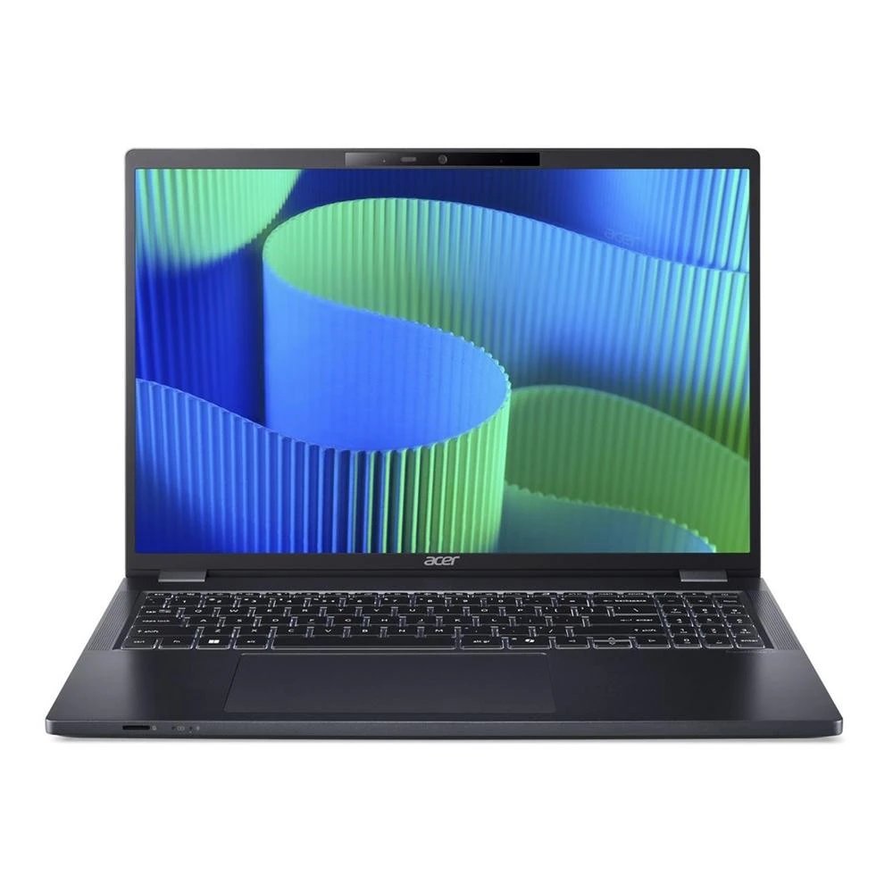 Pc portátil Intel Core Ultra 5 125U 16" Windows 11 Pro Acer TRAVELMATE P4 16 TMP416-5 Ram 16 GB Disco 512 GB  | SSD, Uso profesional, Hasta 14h, Azul