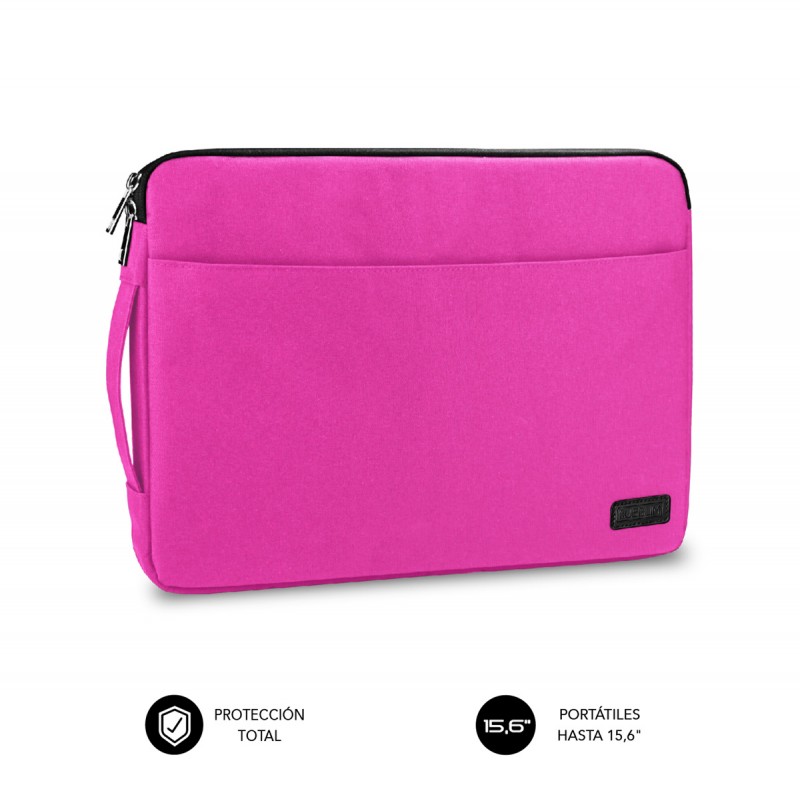 SUBBLIM - Funda Ordenador Urban Laptop Sleeve 15,6" Pink SUB-LS-0PS0104