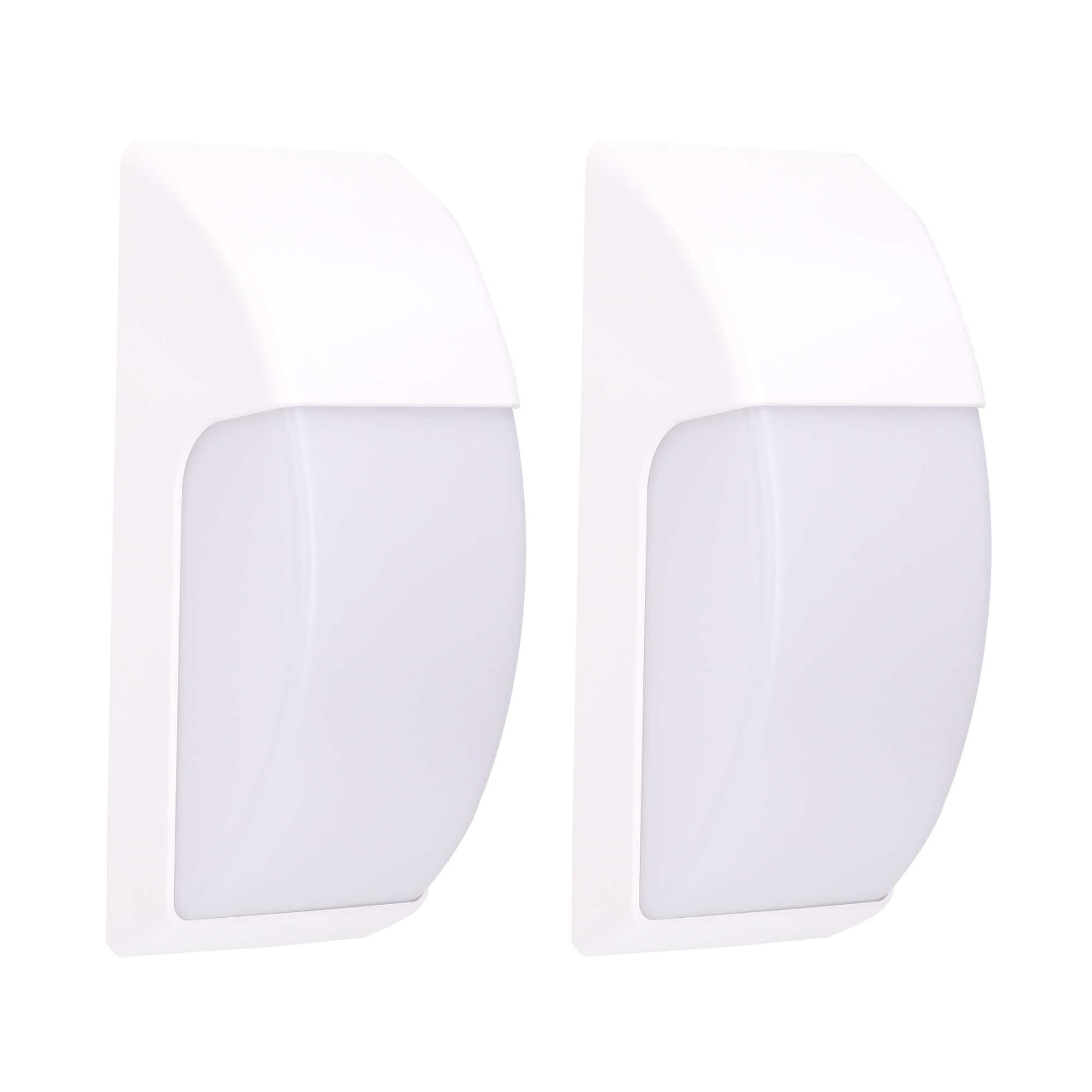 Forlight AREA (2uds) Aplique para exterior Blanco IP65 E27 23W 1263Lm