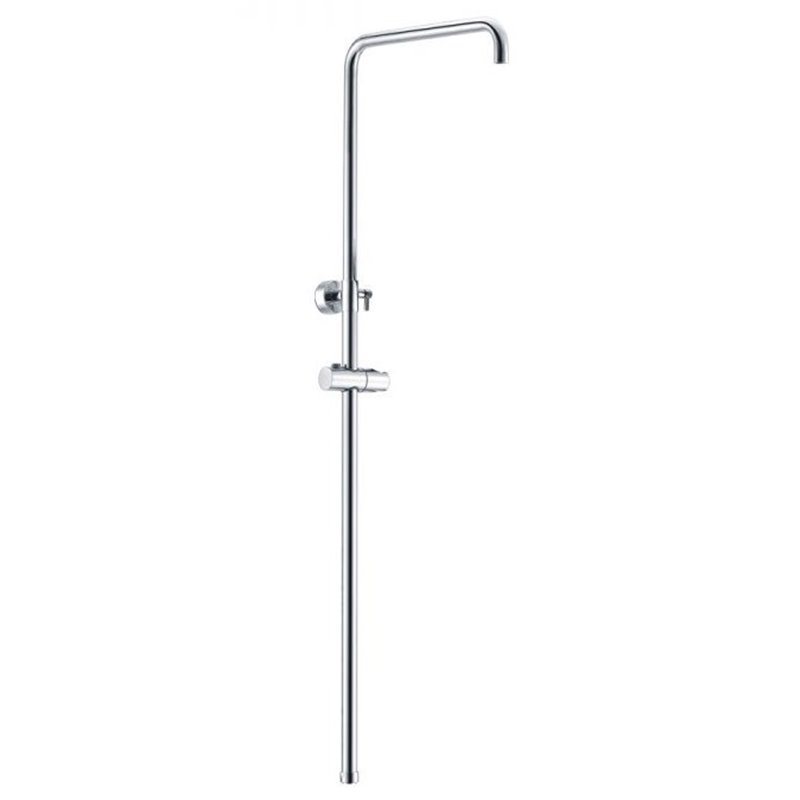 Imex RR0011 barra de ducha extensible diseño cromado 85 cm a 125 cm