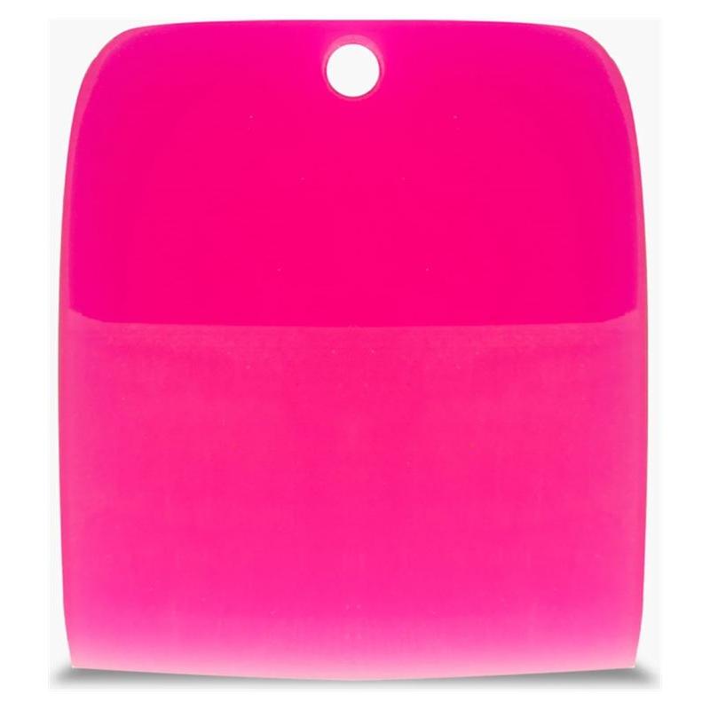 Muc-Off - Aplicador para Protector Bici Goma Rosa de TPU duradero, hoja flexible no rayante adaptada a cuadros curvados, diseño compacto con orificio central para cuerda, ideal para mantenimiento y reparación de bicicletas