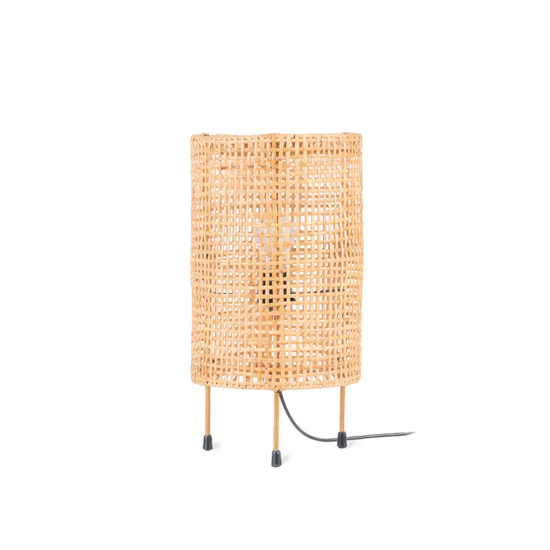Wabi Home - Lámpara de Mesa Tabu - Hecha en Ratán.
