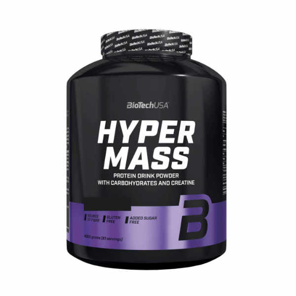 Biotech USA Hyper Mass - 4 Kg Gainer de Masa Muscular con Proteína de Suero, Creatina y Carbohidratos