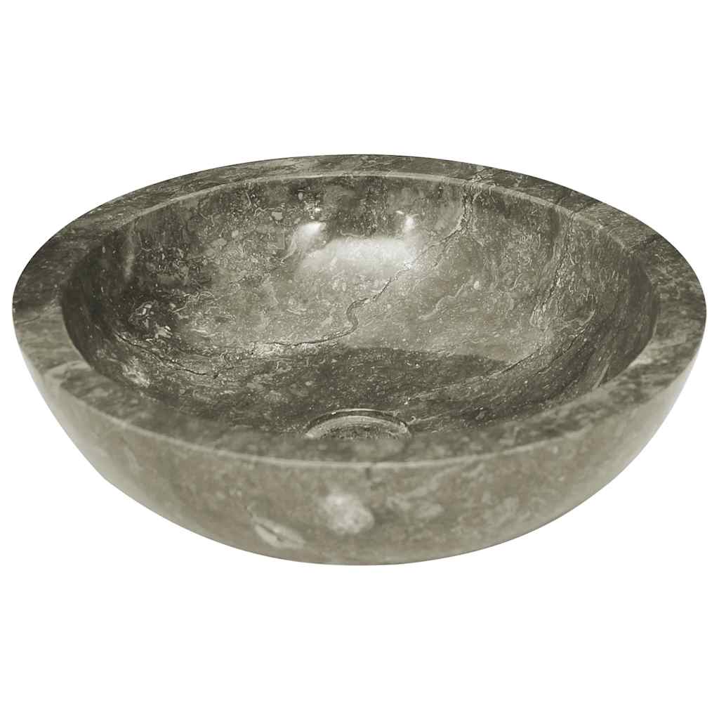 vidaXL Lavabo mármol Ø40x12 cm