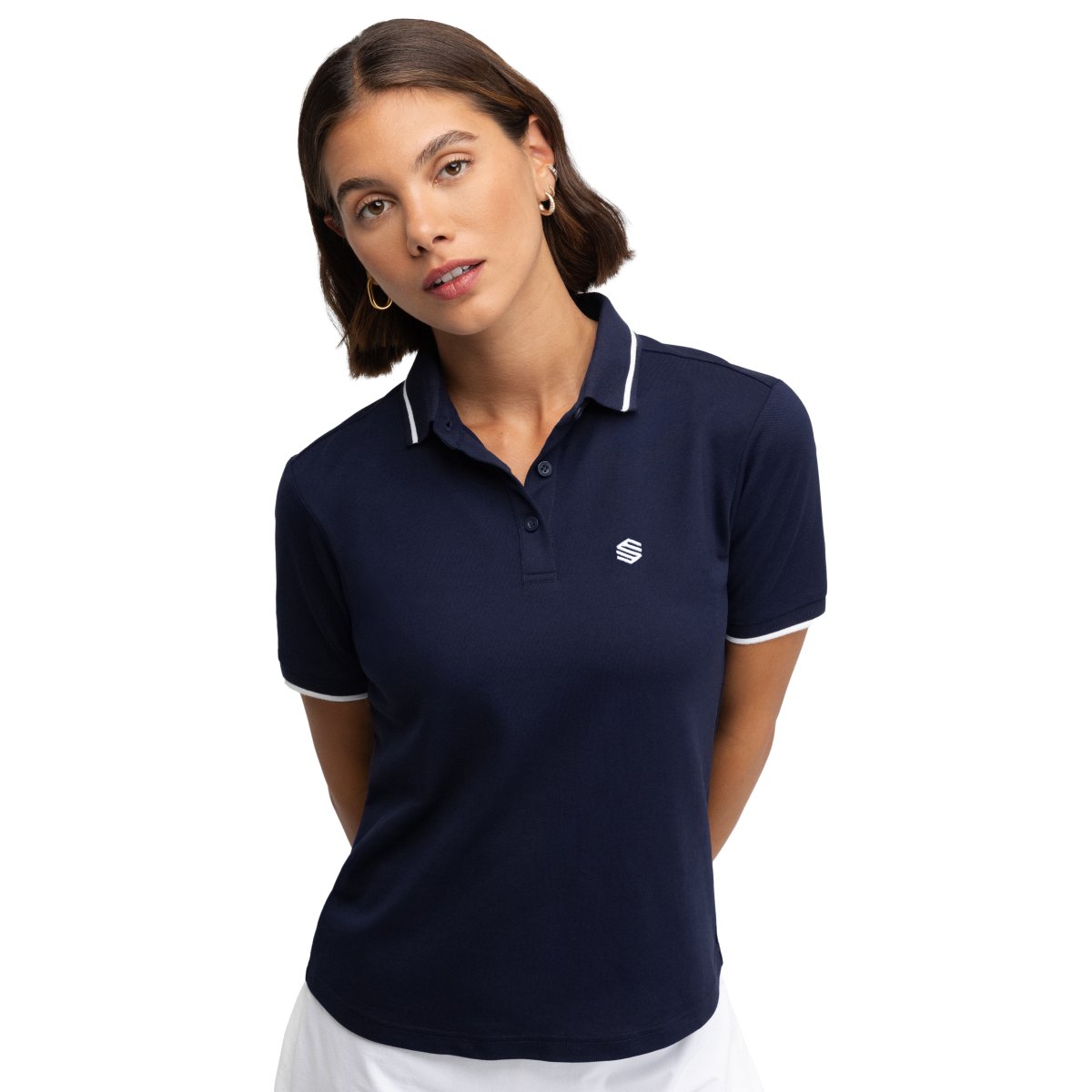 Siroko - Polo Piqué VALDERRAMA WHITE Golf para Mujer_