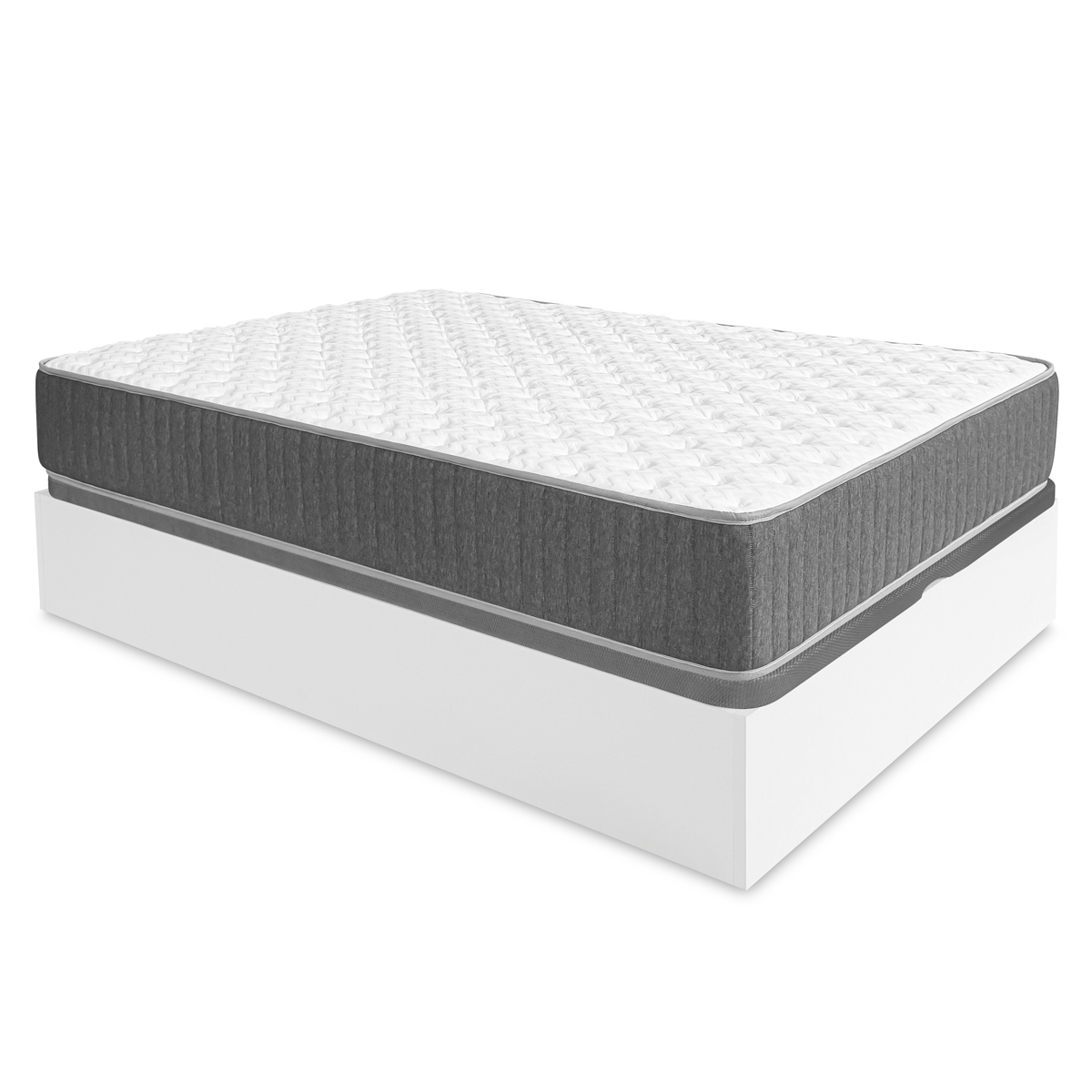 Pack ahorro matrimonio Canapé abatible Nest con Colchón viscoelástico y muelles Aurea 135 x 190 cm| Montaje Incluido (Solo canapé)