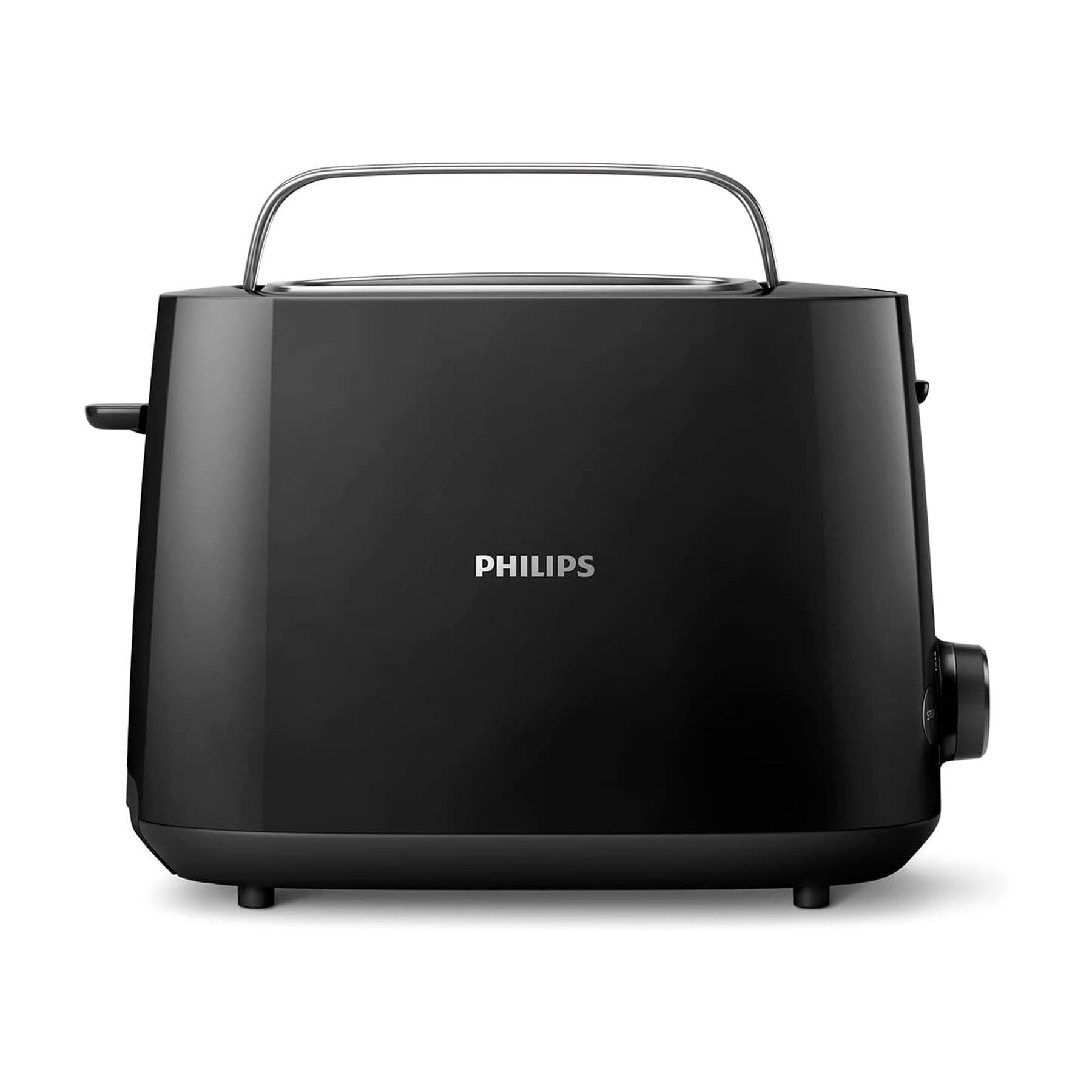 PHILIPS HD2581/90 Negro / Tostadora 2 rebanadas / ranura ancha