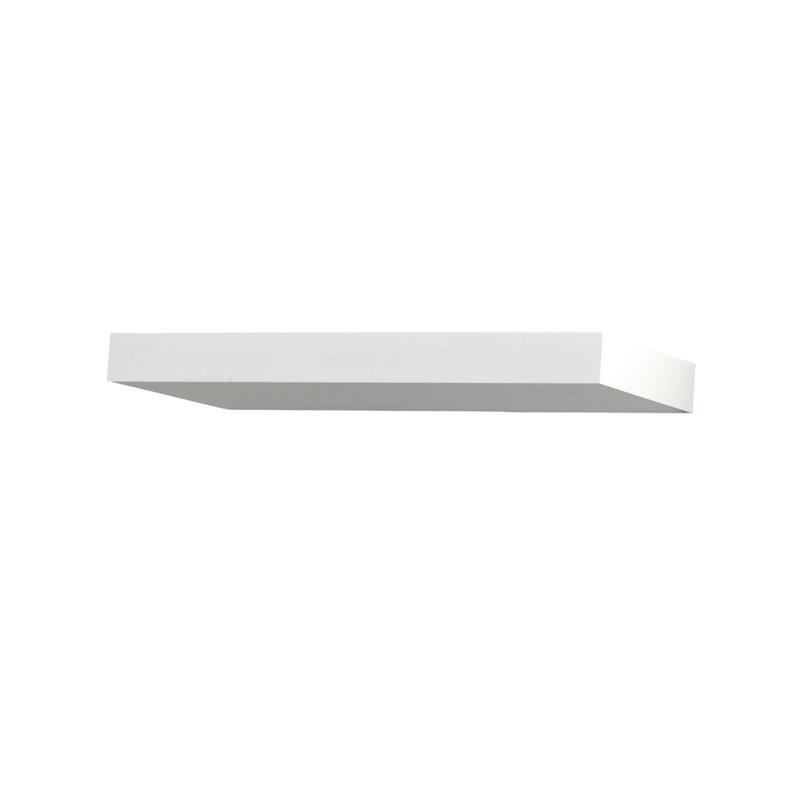 Guia - Aplique de pared LED Fabas Luce de aluminio - LED integrado IP20 Blanco - 32 cm