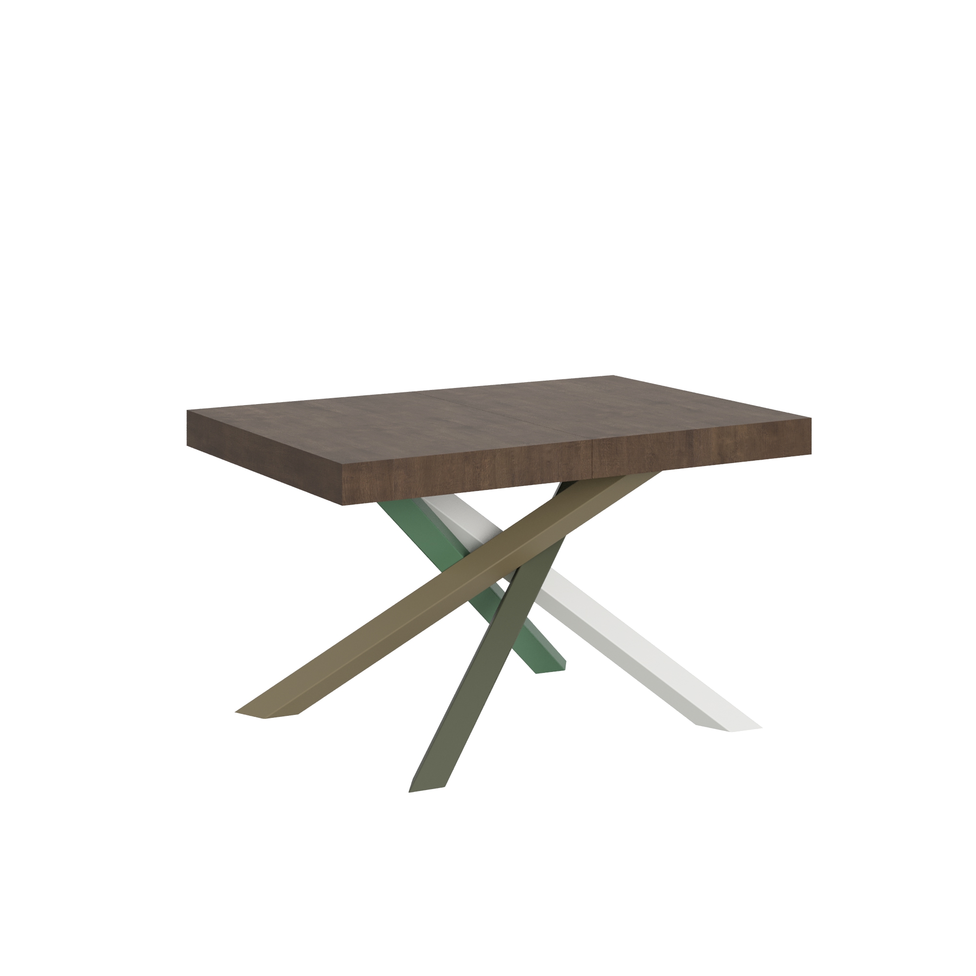 Mesa extensible 90x130/390 cm Volantis Noce estructura 4/A - Itamoby