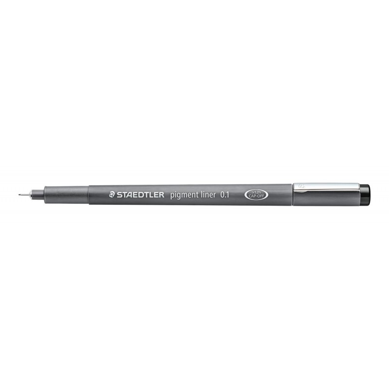 Staedtler - Pigment Liner 308 rotulador de punta fina Fino Negro 1 pieza(s) - 308 01-9 308 01-9