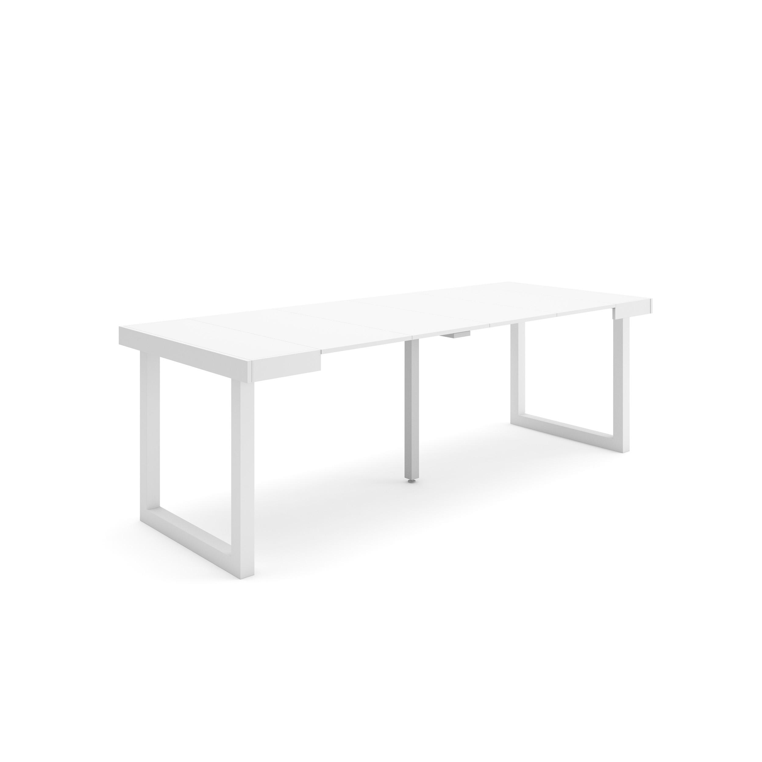 Skraut Home, Mesa Consola Extensible, Mesa Auxiliar, Tapa, 58/222x90x73cm, Práctica y Versátil, Estilo Moderno, Fácil Montaje
