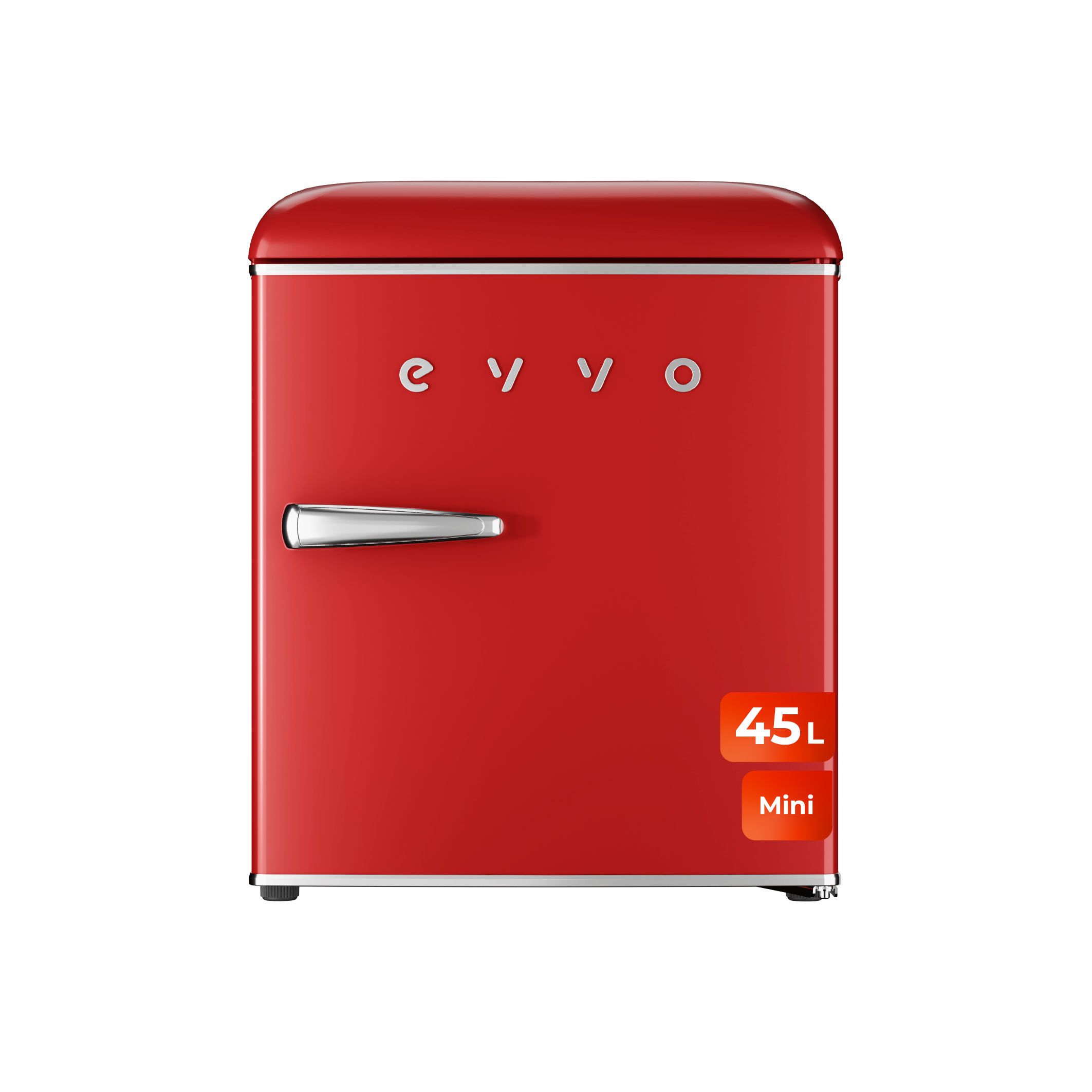 Mini Frigorífico EVVO 45L con Control de Temperatura_ Luz Interior y Estilo Retro en Varios Colores