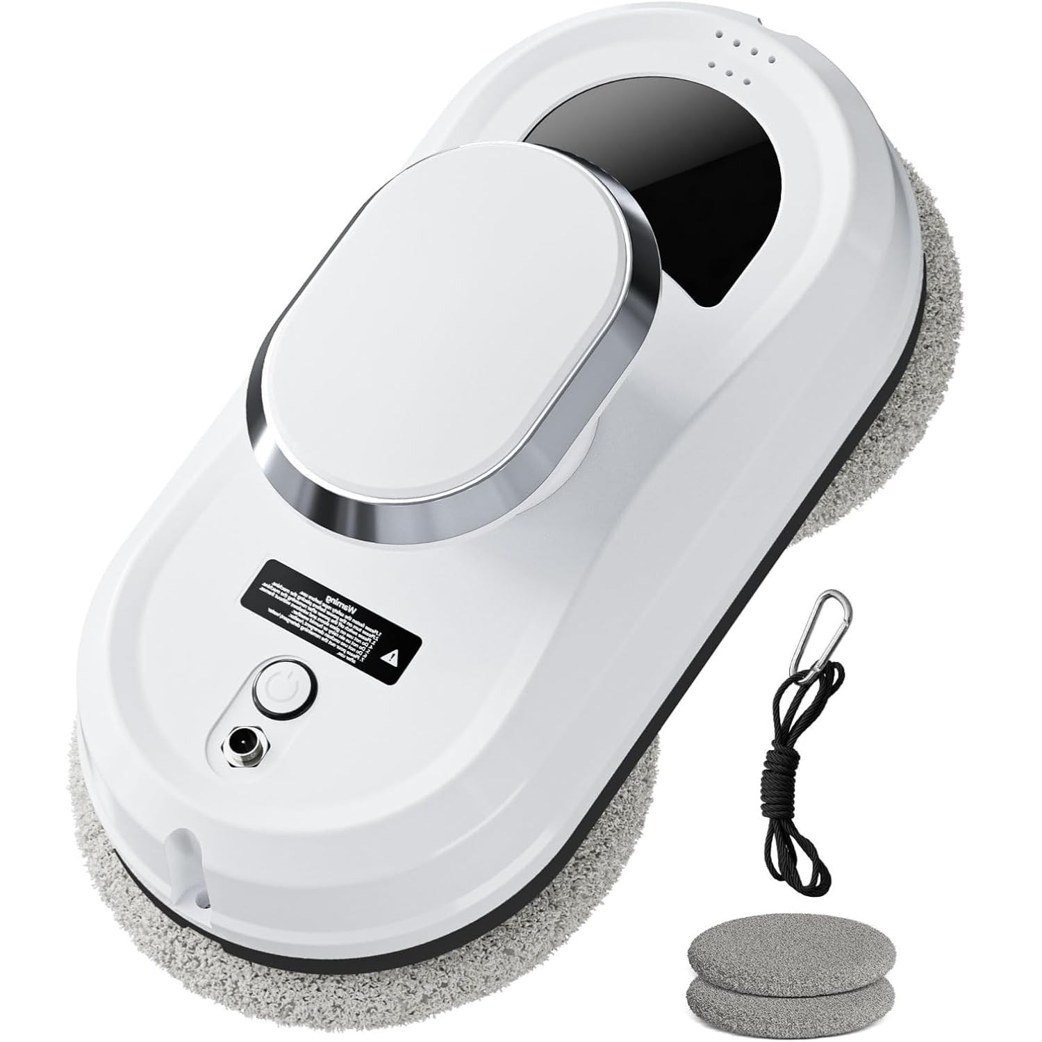 RELAXTY Robot Limpiacristales Electrico 90W con Succión 5600Pa – Limpia Cristales para Ventanas, Control Remoto