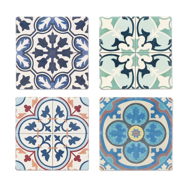 SIGNES GRIMALT Signes Grimalt By SIGRIS Posavasos Cerámica Vintage Decoración Cocina 4 Unidades