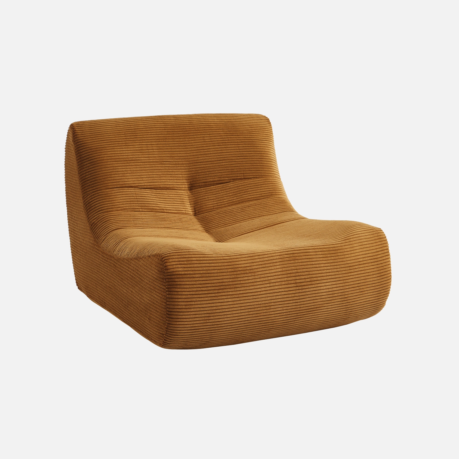sweeek - Módulo para sofá modular de pana  , Sokol pana , 91x105x72