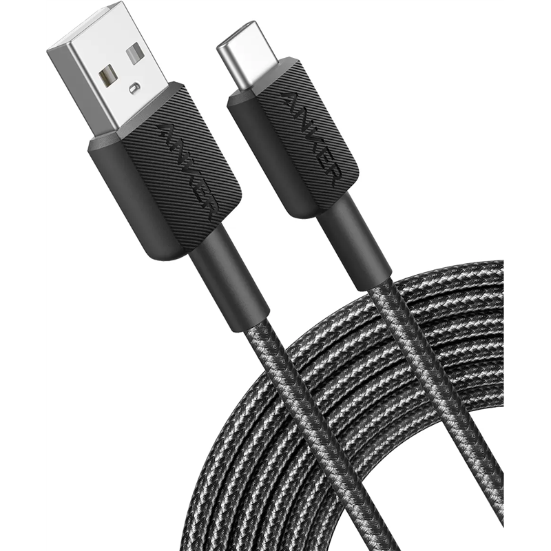 Cable Anker 322 USB-A a USB-C 1,8m negro