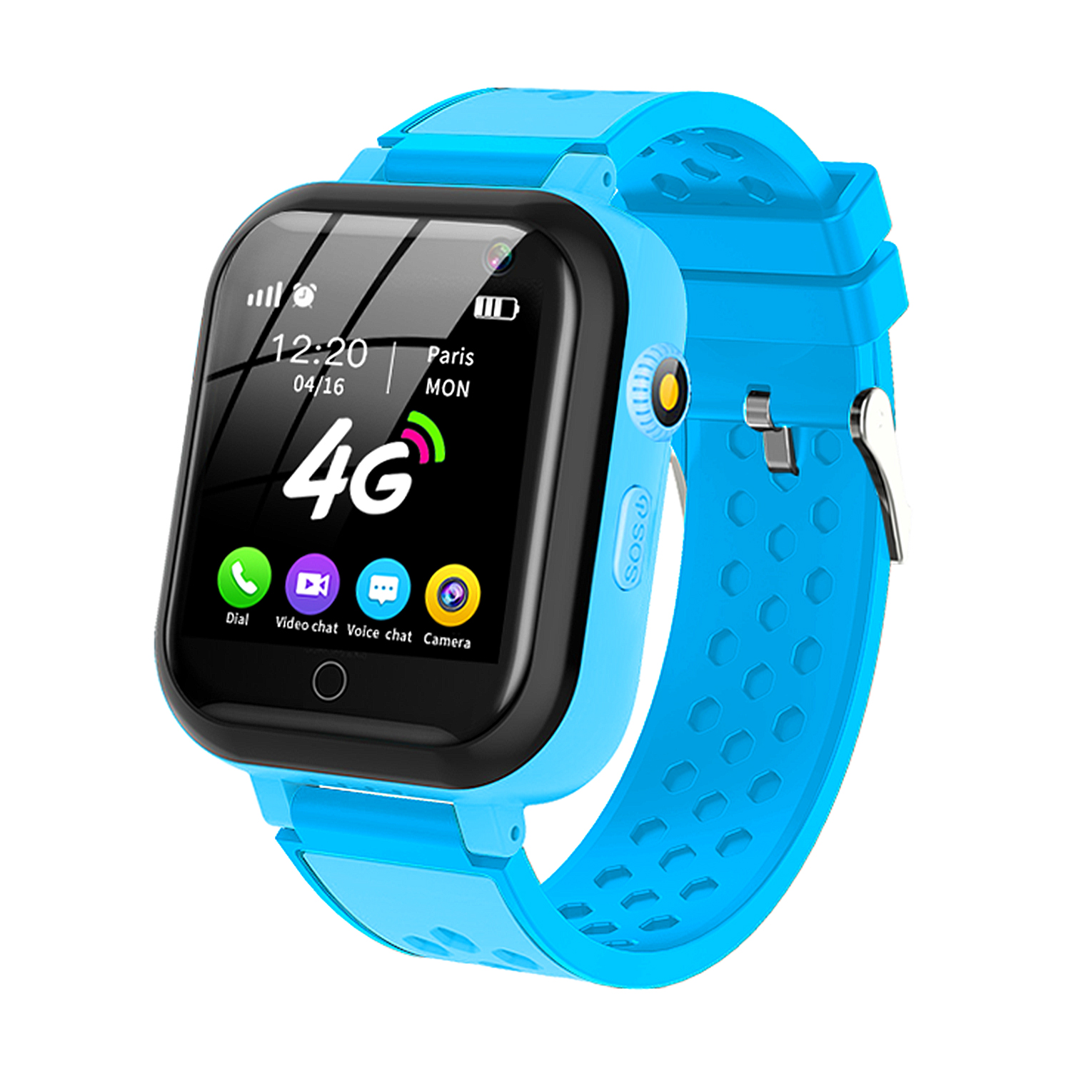 DAM. Smartwatch T16 4G localizador GPS,Wifi y LBS. Videollamada, micro chat, botón SOS. 5x1,7x4,6cm