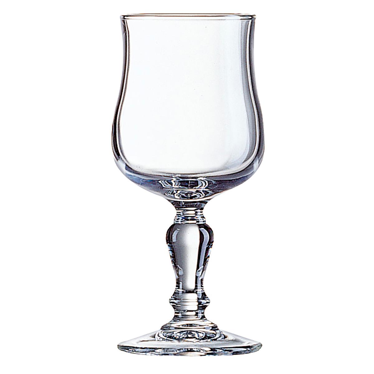 ARCOROC NORMANDI Caja 12 Copas Vino Vidrio Tensionado 16CL Transparente Brillo Fabricado en Francia Reciclable