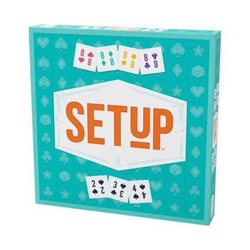 Asmodee Setup - Juego de Mesa para Grupos de 2+ con Fichas del Mismo Valor o Secuencia de Números Consecutivos