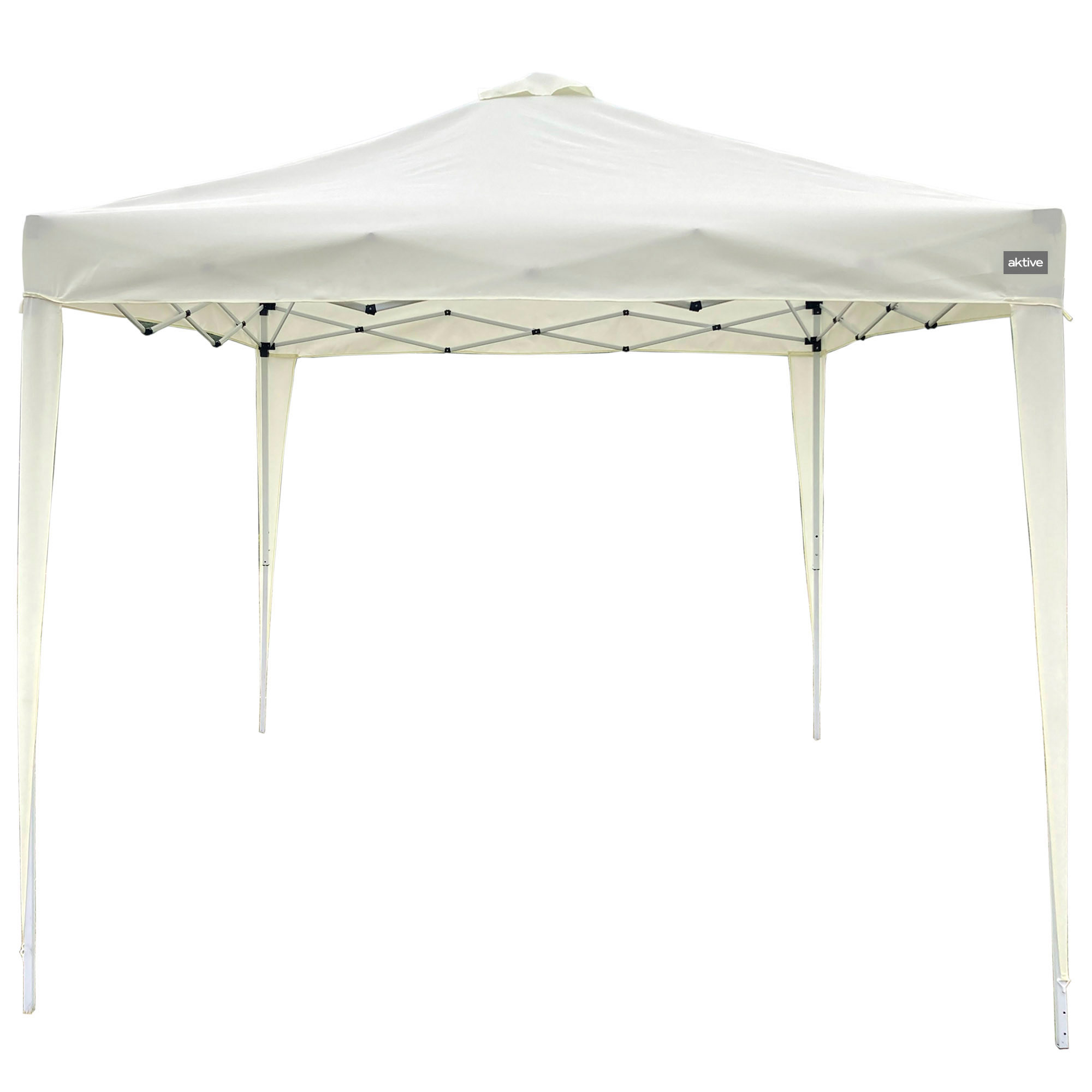 Cenador plegable y ajustable en altura Max-Air 300x300x 240/250 cm blanco Aktive