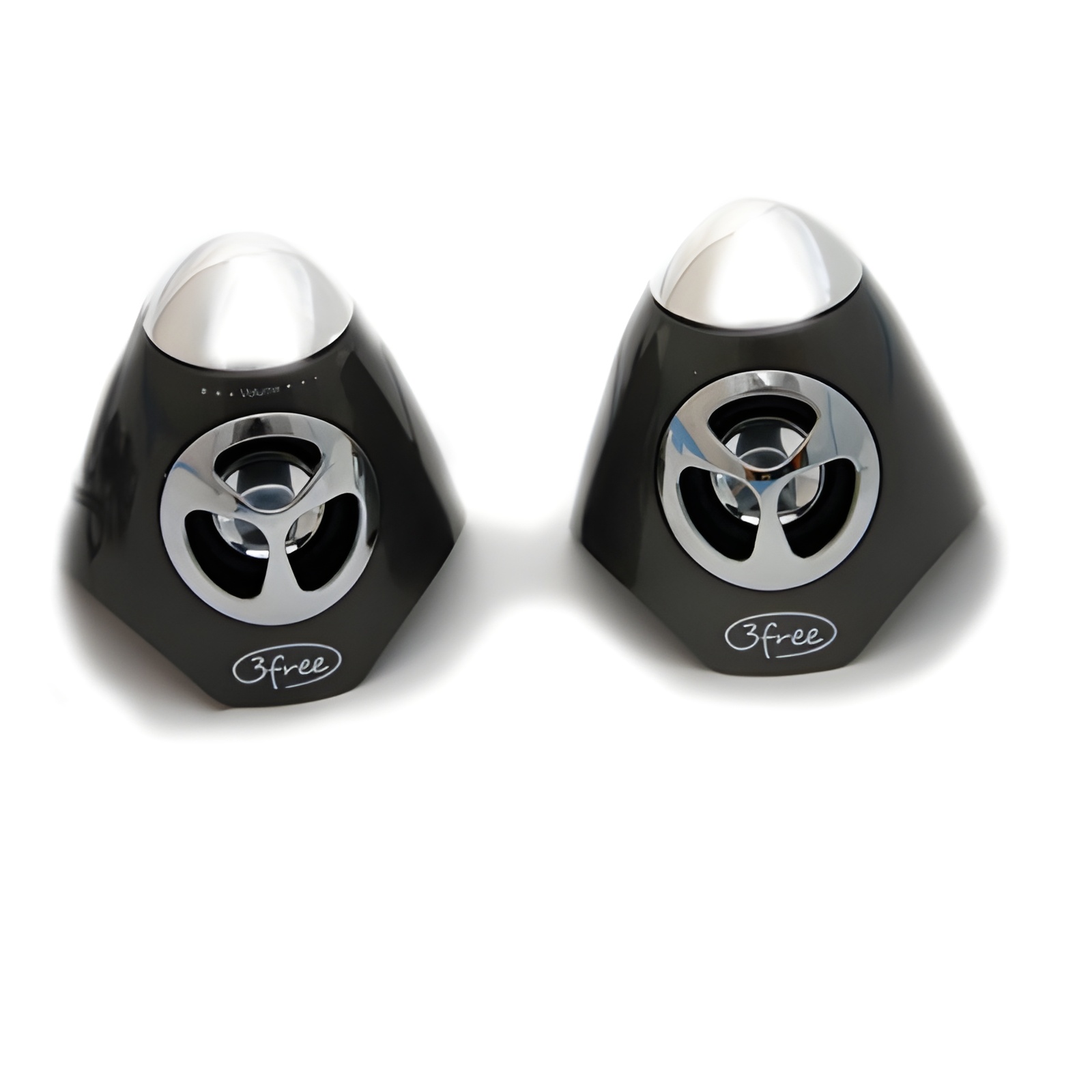 Altavoces 2.0 mini 3free spk100w 2w+2w negro alimentacion por usb