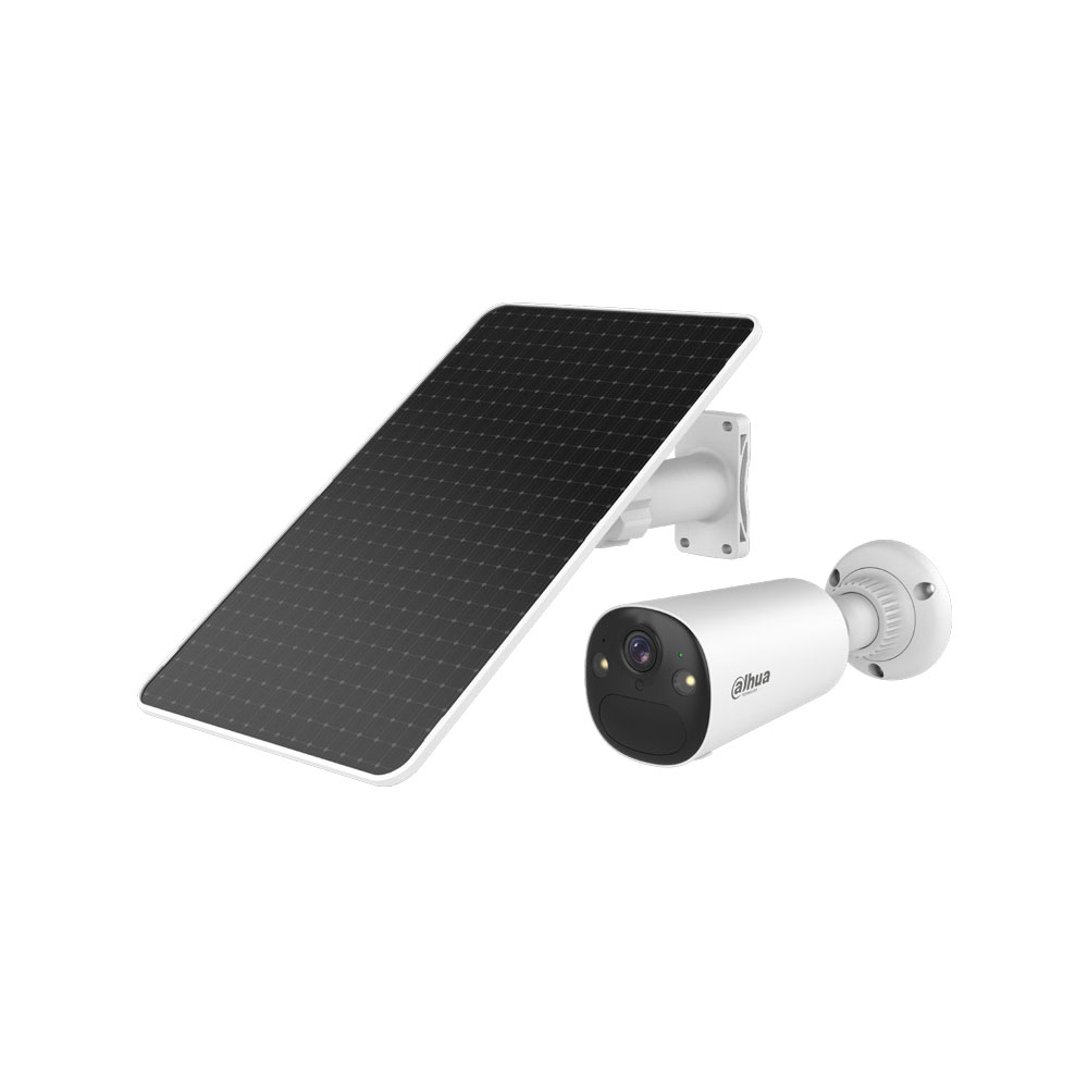 Cámara IP Dahua de 4MP con 4G, batería y panel solar
