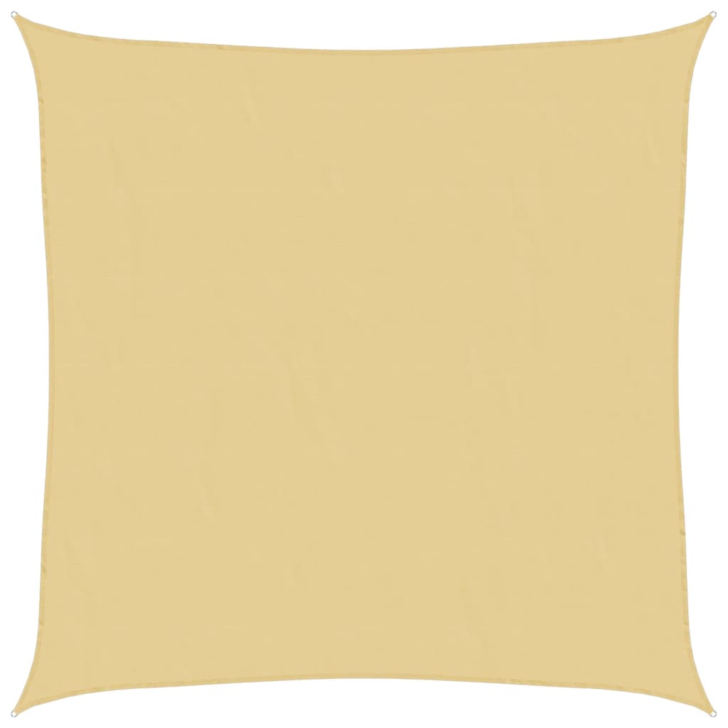 vidaXL Toldo de vela cuadrado tela Oxford 5x5 m Color Antracita, Beige, Crema