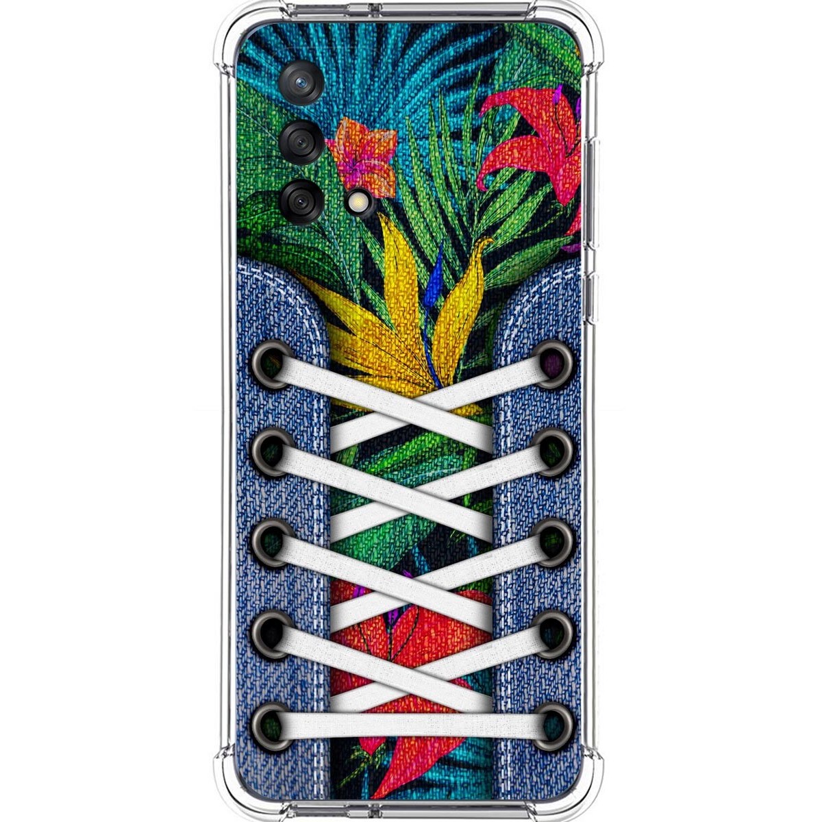 Funda Silicona Antigolpes para Oppo A74 4G diseño Zapatillas 12 Dibujos
