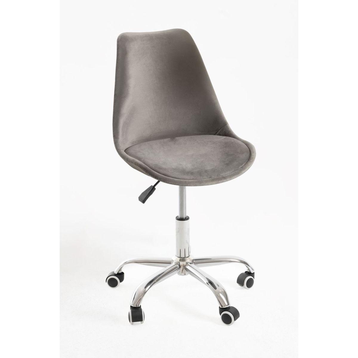 Regalos Miguel - Silla de Escritorio sin brazos Neo Terciopelo - Diseño innovador - Ideal para Estudio y Oficinas