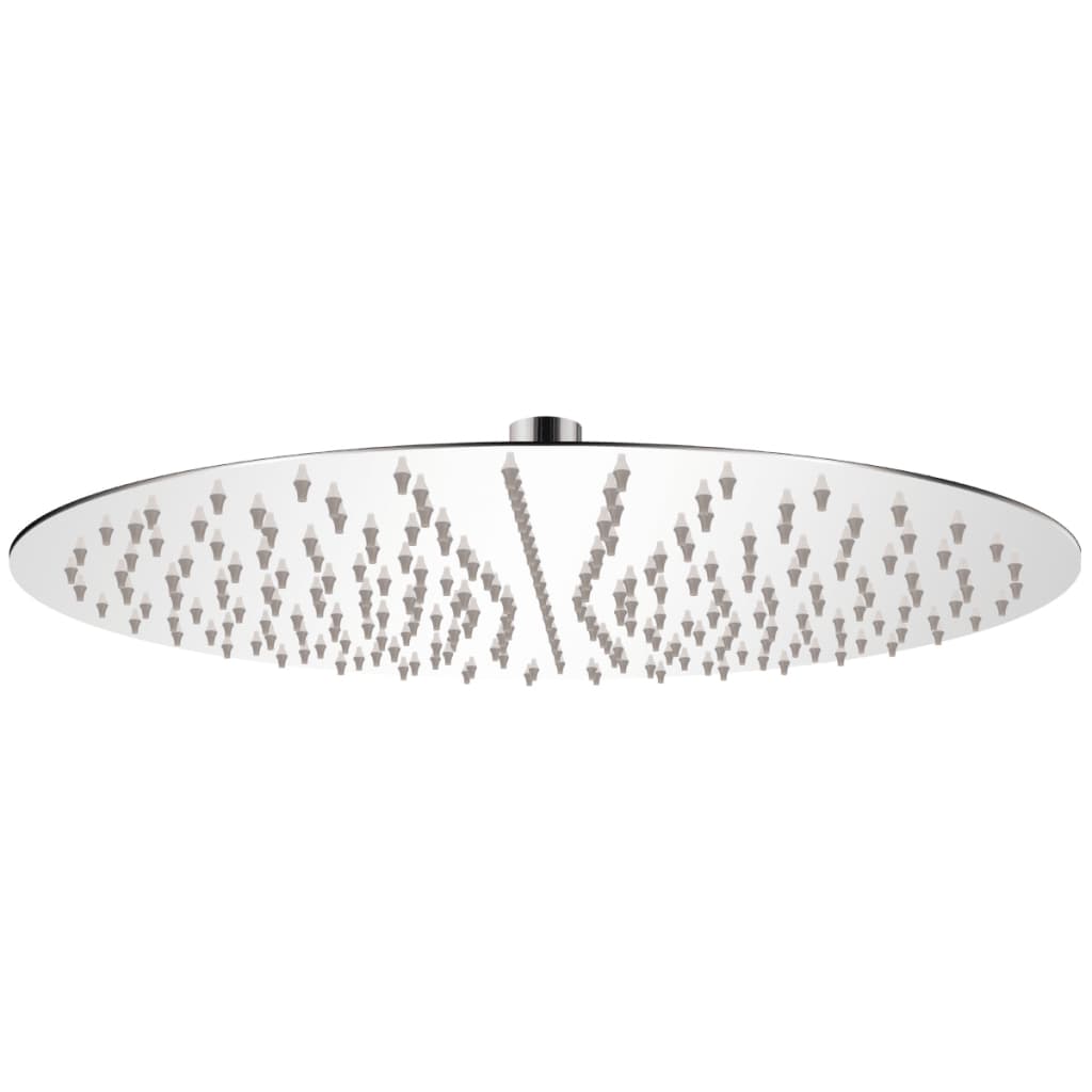 vidaXL Cabezal de ducha redondo efecto lluvia acero inoxidable en dimensiones Ø 40 cm/30 x 40 cm/Ø 50 cm