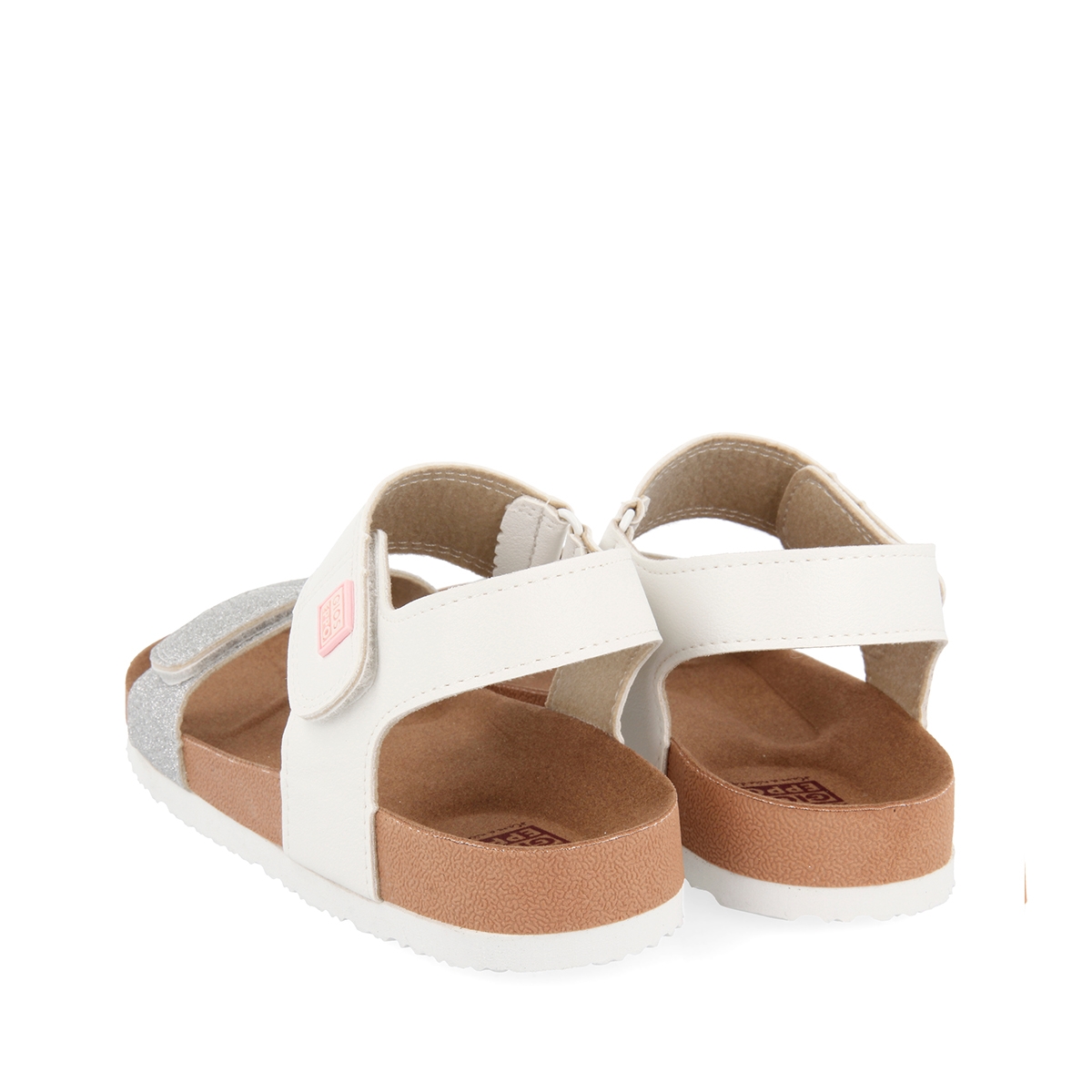 Gioseppo Chanclas Estilo Bio Plateadas para Niña JABBEKE - Cómodas y Resistentes
