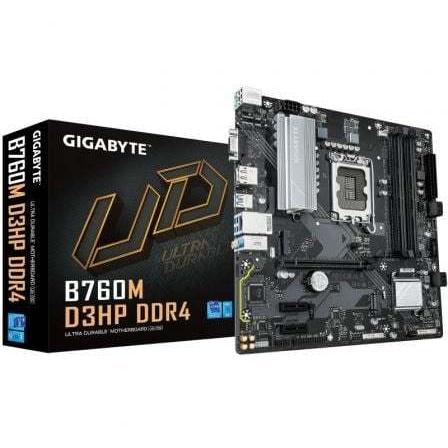 Placa Base Gigabyte B760M D3HP DDR4 Socket 1700/ Micro ATX