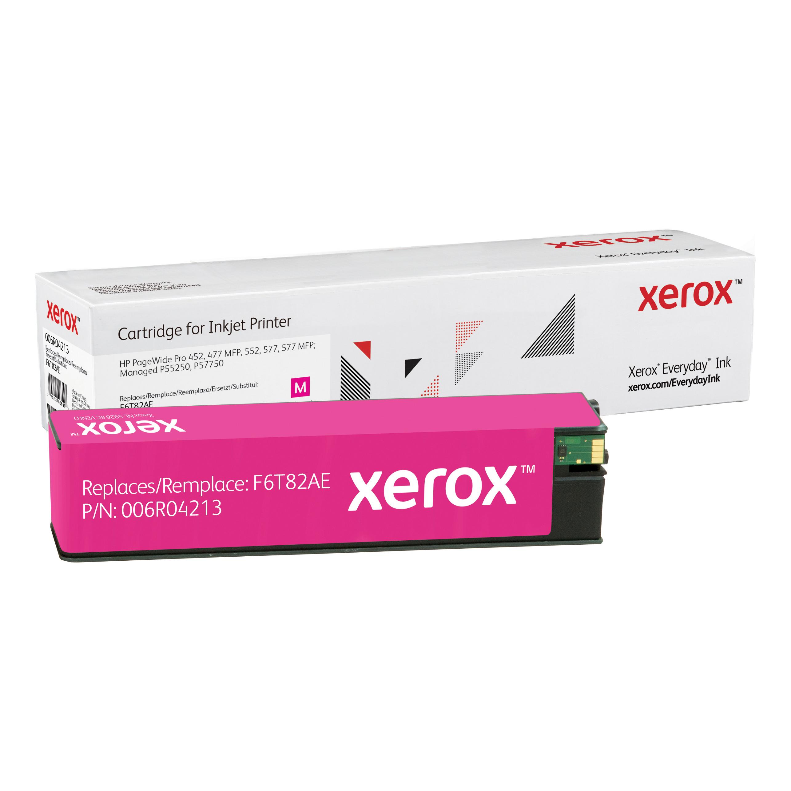 Compatible Everyday Cartucho PageWide de Alto rendimiento Magenta Equivalente a F6T82AE para PageWid