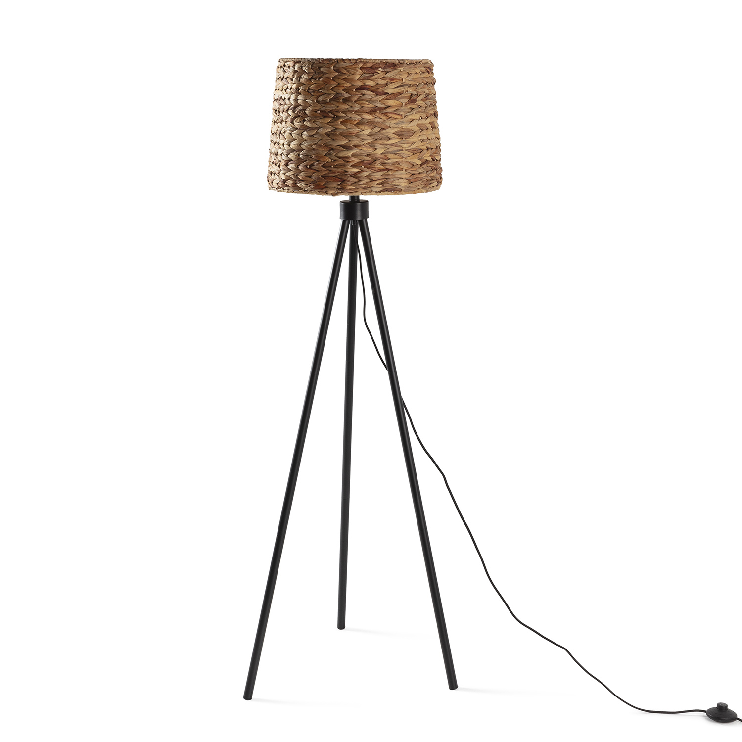 Lámpara de pie modelo Kiomo 144x53cm, fabricada en papel de VS Venta-Stock