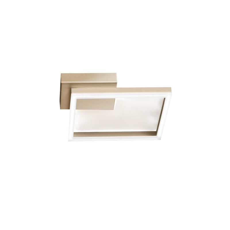 Lámpara de techo LED BARD moderna de 22 W, color oro mate 3394-21-225 Fabas Luce