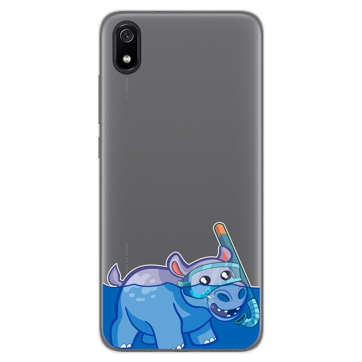 Tumundosmartphone Funda Gel Transparente para Xiaomi Redmi 7A diseño Hipo Dibujos