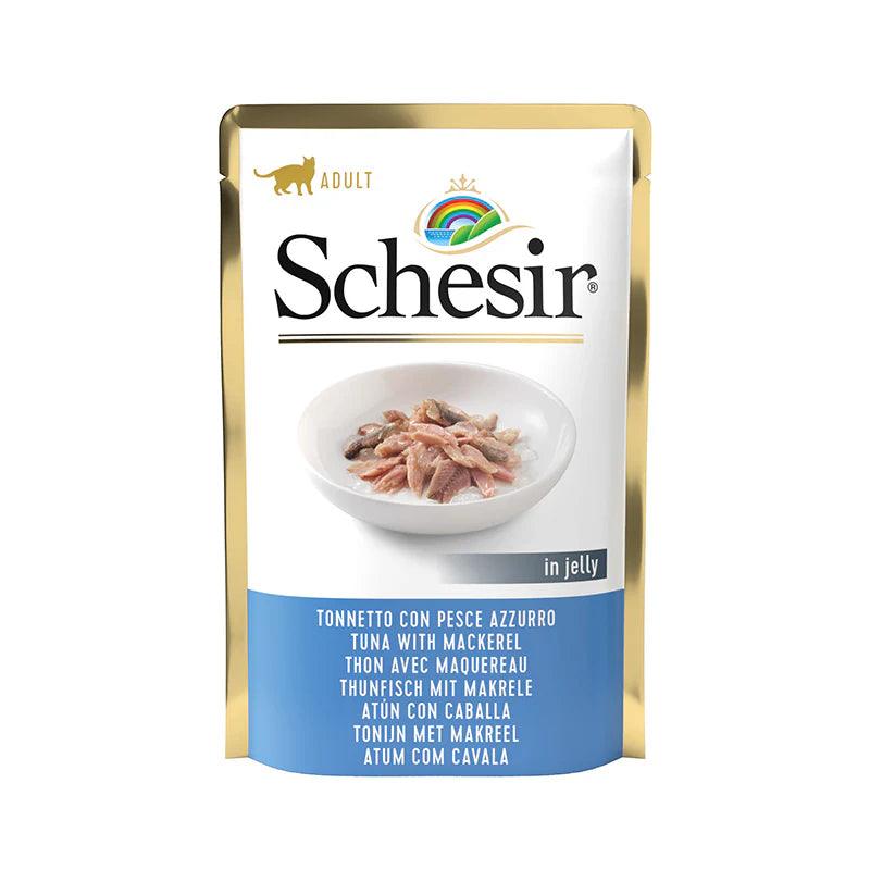 Schesir Atún y Pescado Azul en Gelatina 20x85 gr