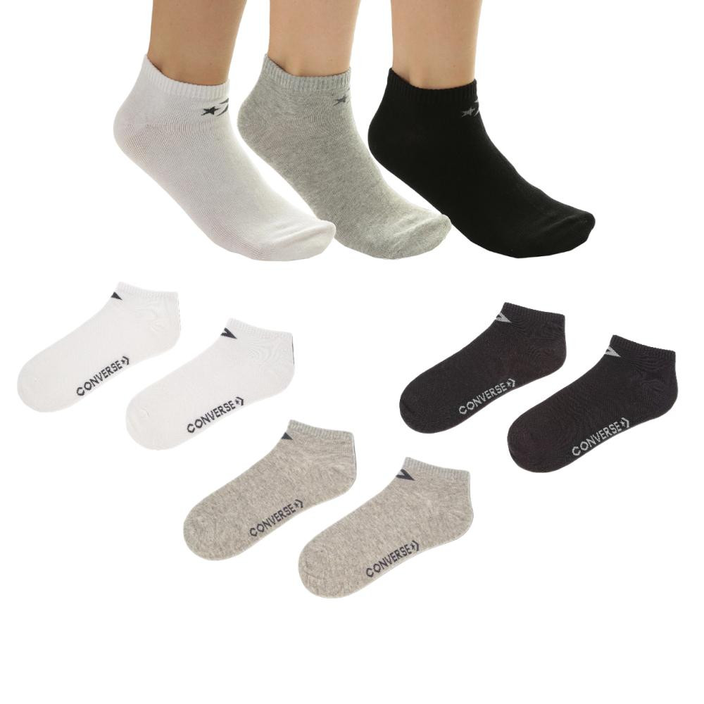 Calcetines Converse E747A Pack-3 Par Tricolor E747A