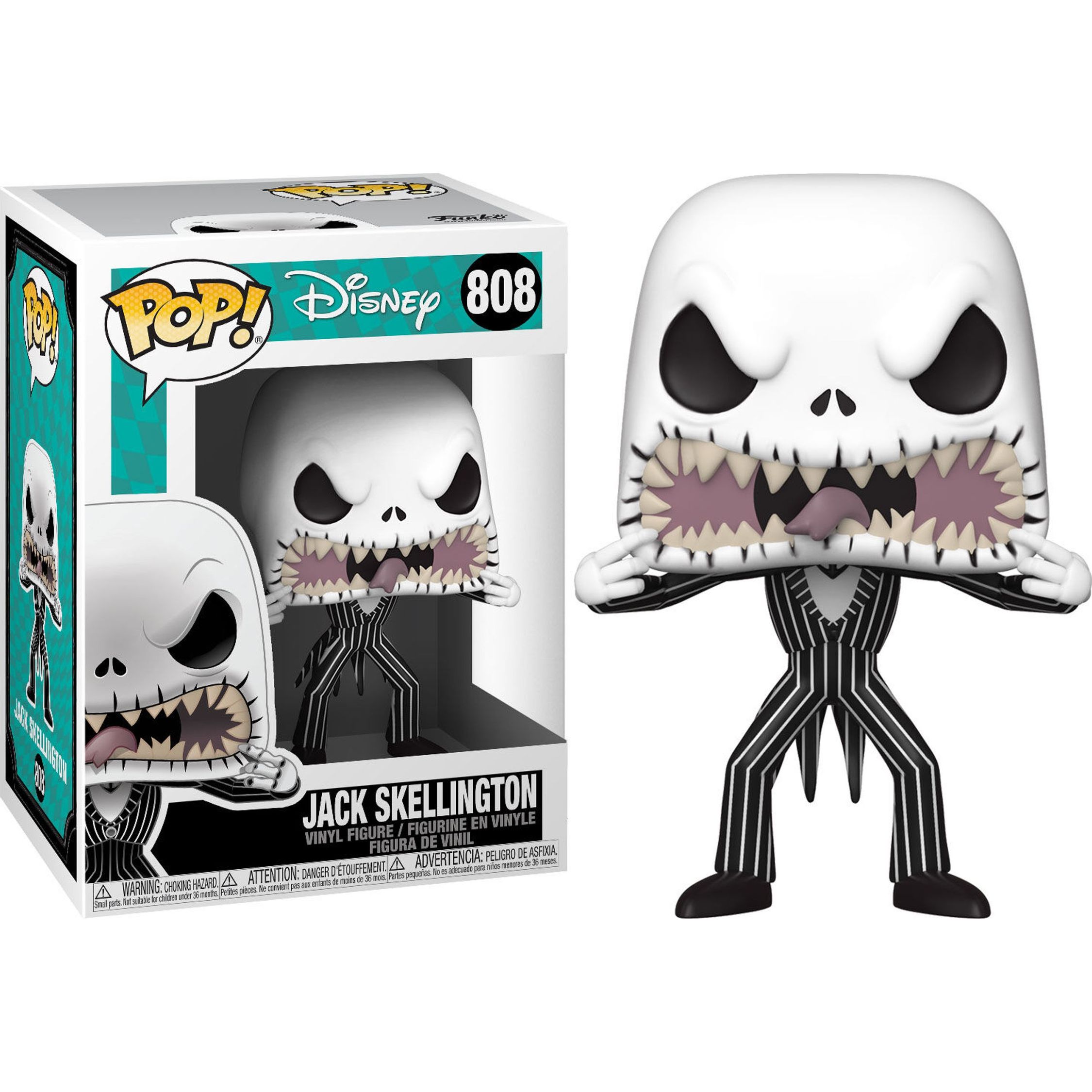 Funko - Figura Pop Disney Pesadilla Antes De Navidad Jack Scary Face - Funko Pop Coleccionable De Edición Limitada - Funko Pop Diseño Detallado Y Realista - Funko Pop Ideal Para Regalo - Funko Pop Gran Variedad De Personajes