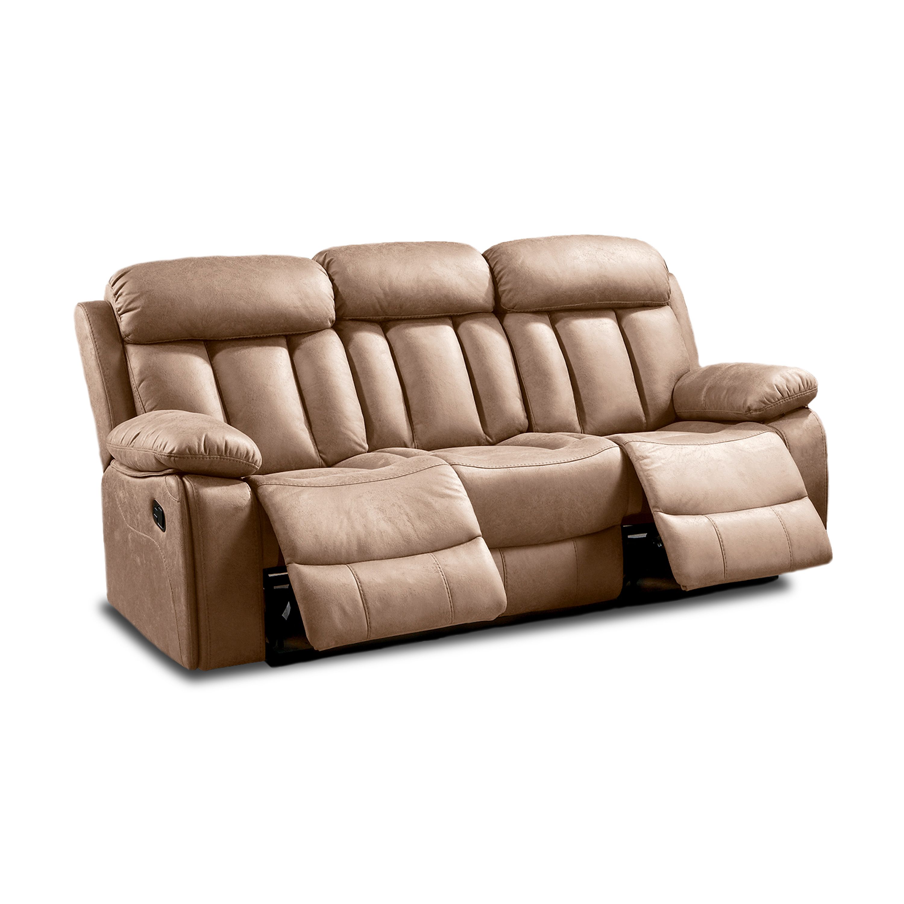 duehome - Sofá relax 3 plazas Kendal