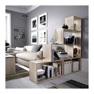Dekit Estantería Ten Natural de Diseño Elegante y Minimalista