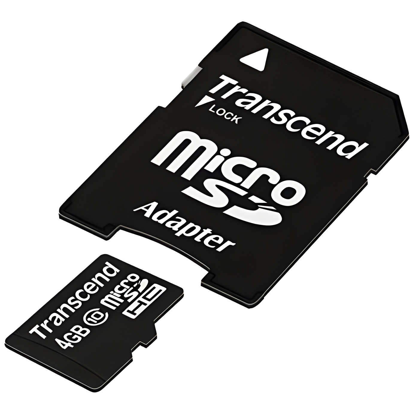 Transcend Microsd 4GB Clase 10 + Adaptador Premium Resistente a la Temperatura