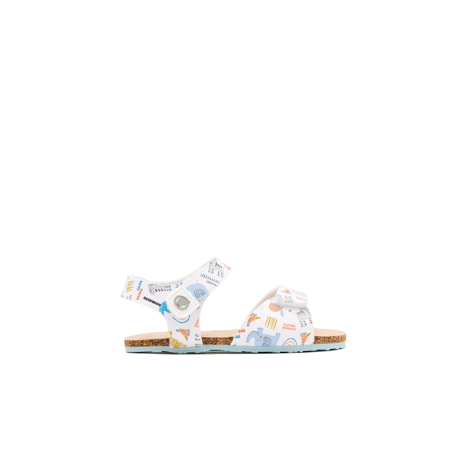 Conguitos - Sandalias Cerradas Respetuosas Blanco para Niños y Niñas