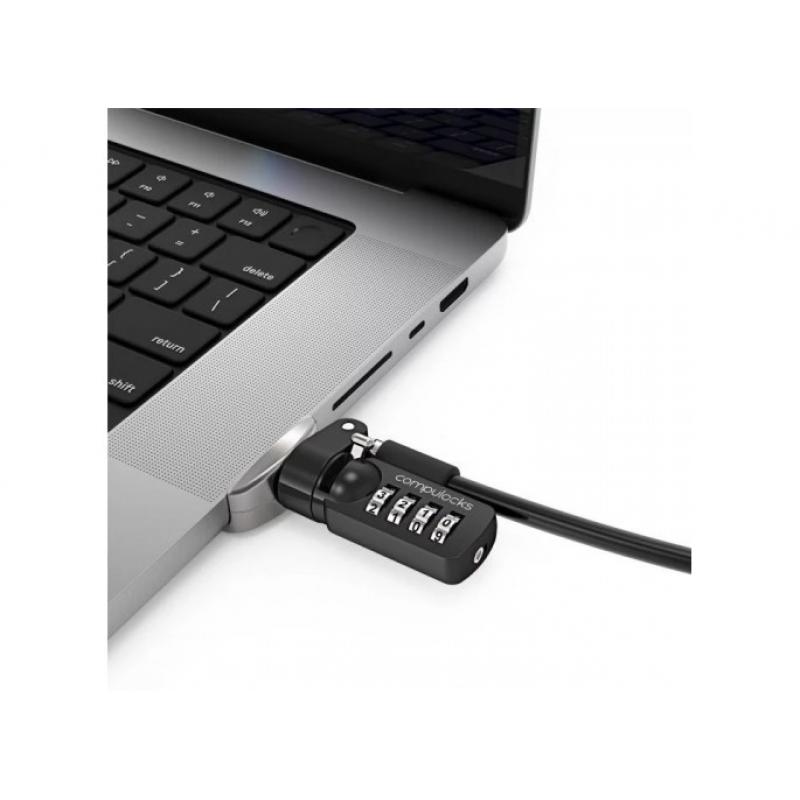 Adaptador Ledge para 2021 M1 MacBook Pro 14" + candado de cable de combinación (ETA 1 de abril)