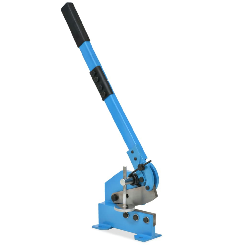 Vidaxl CIZALLA DE PALANCA AZUL 125 MM para Cortar Chapas y Barras Planas