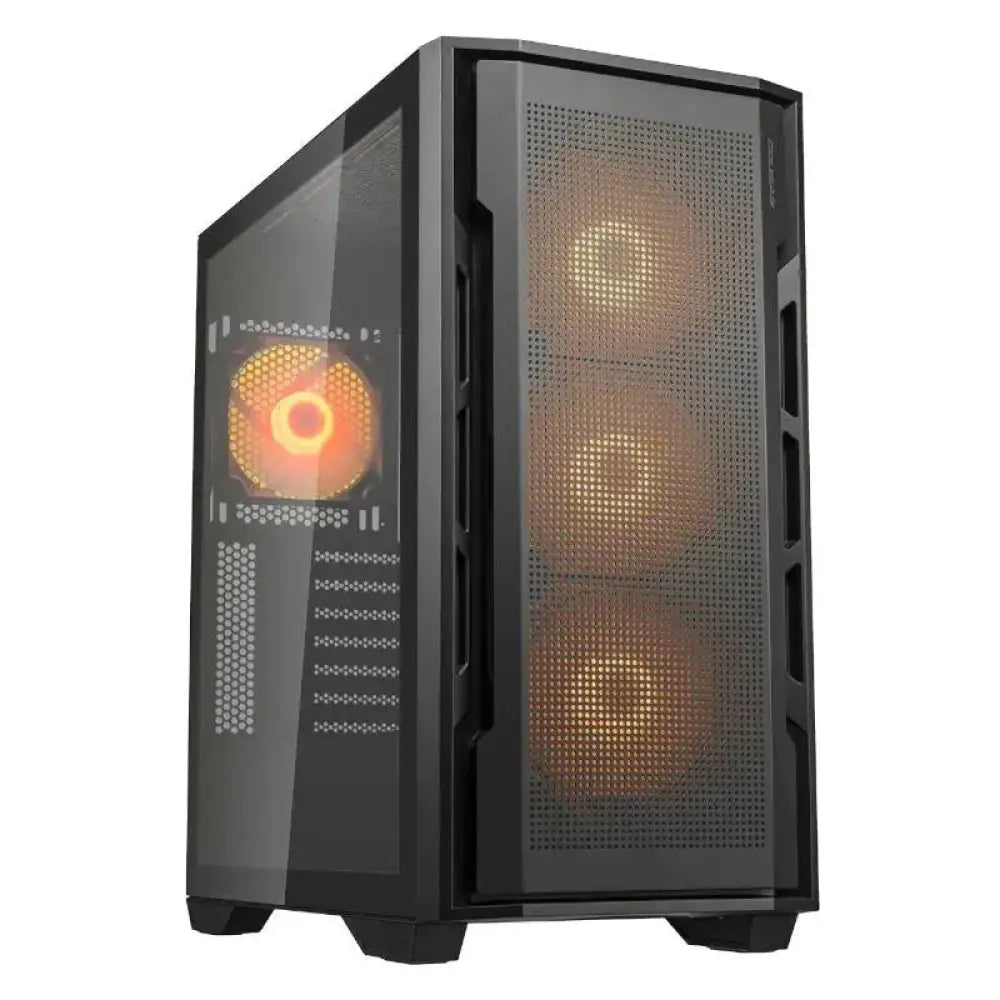 Torre PC Torre Cougar Midi Tower ATX EATX Vidrio Templado RGB 4 Ventiladores USB-C Negro