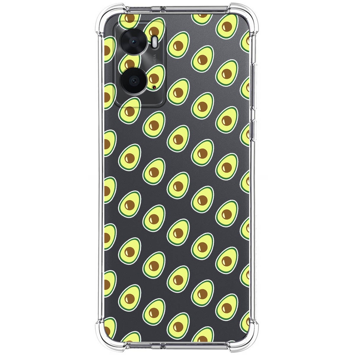 Funda Silicona Antigolpes para Oppo A76 / A96 diseño Aguacate Dibujos
