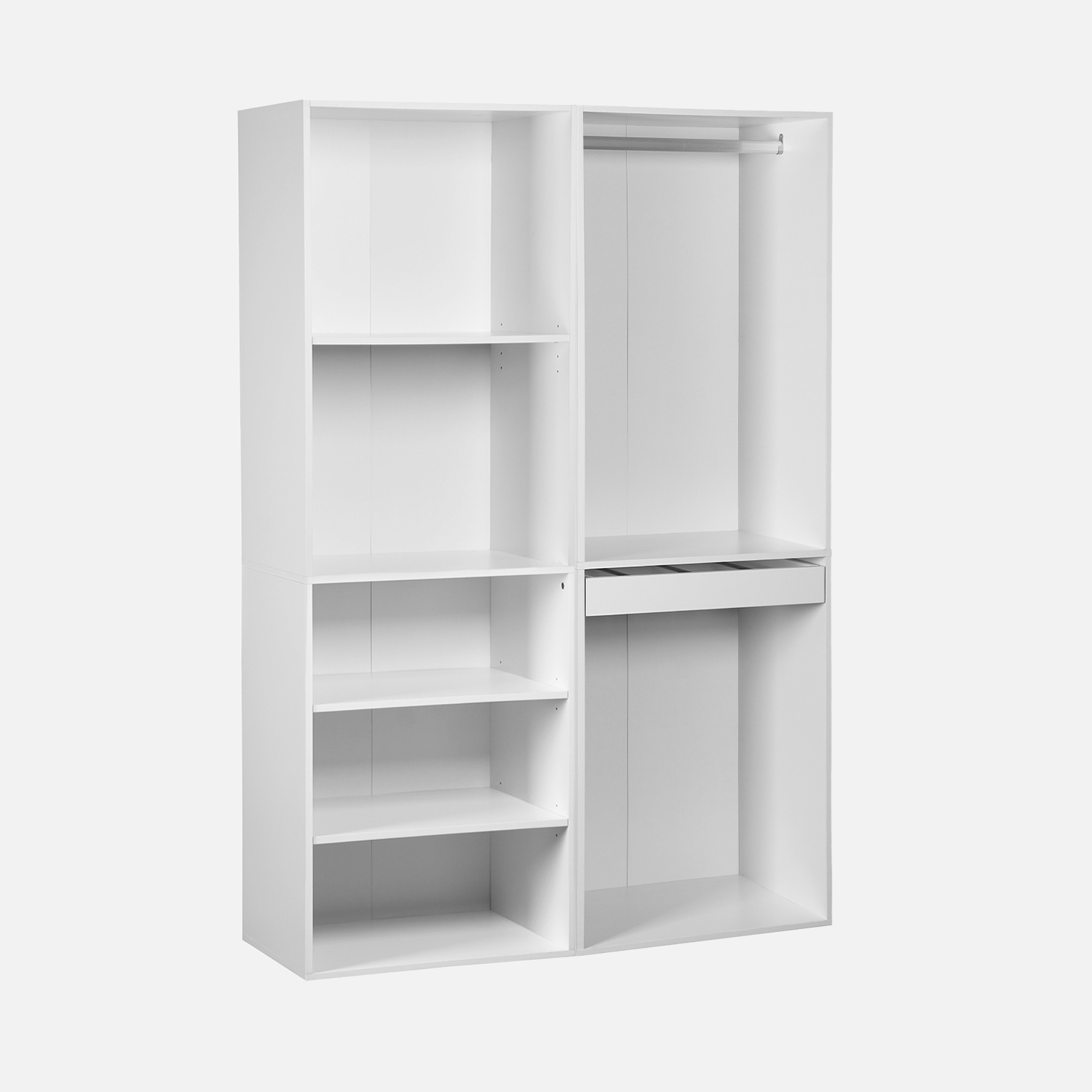 sweeek - Armario modular con 2 elementos , Modulo , 120x45x180