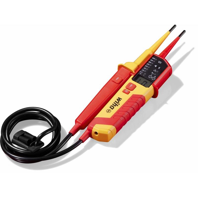 COMPROBADOR DE VOLTAJE Y CONTINUIDAD 12-1000 V CA, CAT IV - WH 45216